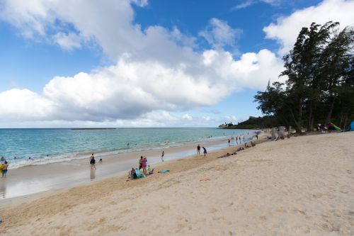 ハワイ旅行記2017その14　アクセス良好のカイルアビーチ　Hawaii Trip 2017 Kailua Beach