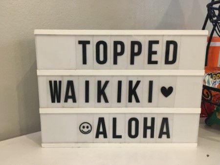 Topped Waikiki