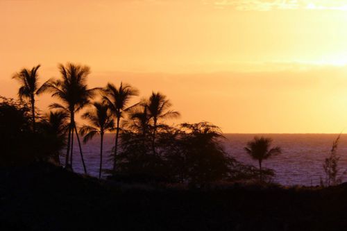 ハワイ島　ワイコロアビーチのサンセットとキレイなおねぇさんは好きですか？