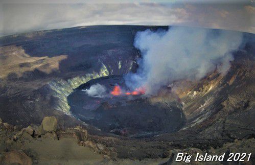 ハワイ島キラウエア火山　Halemaumauが噴火！来た！来た！来たよ！